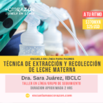 Tecnica de extraccion y recoleccion de leche materna