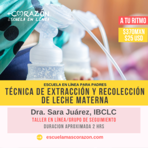 Técnica de extracción y recolección de leche materna